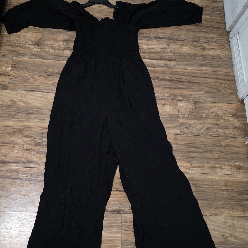 Madewell Elegant Black Long Sleeve Jumpsuit - Picture 7 of 13